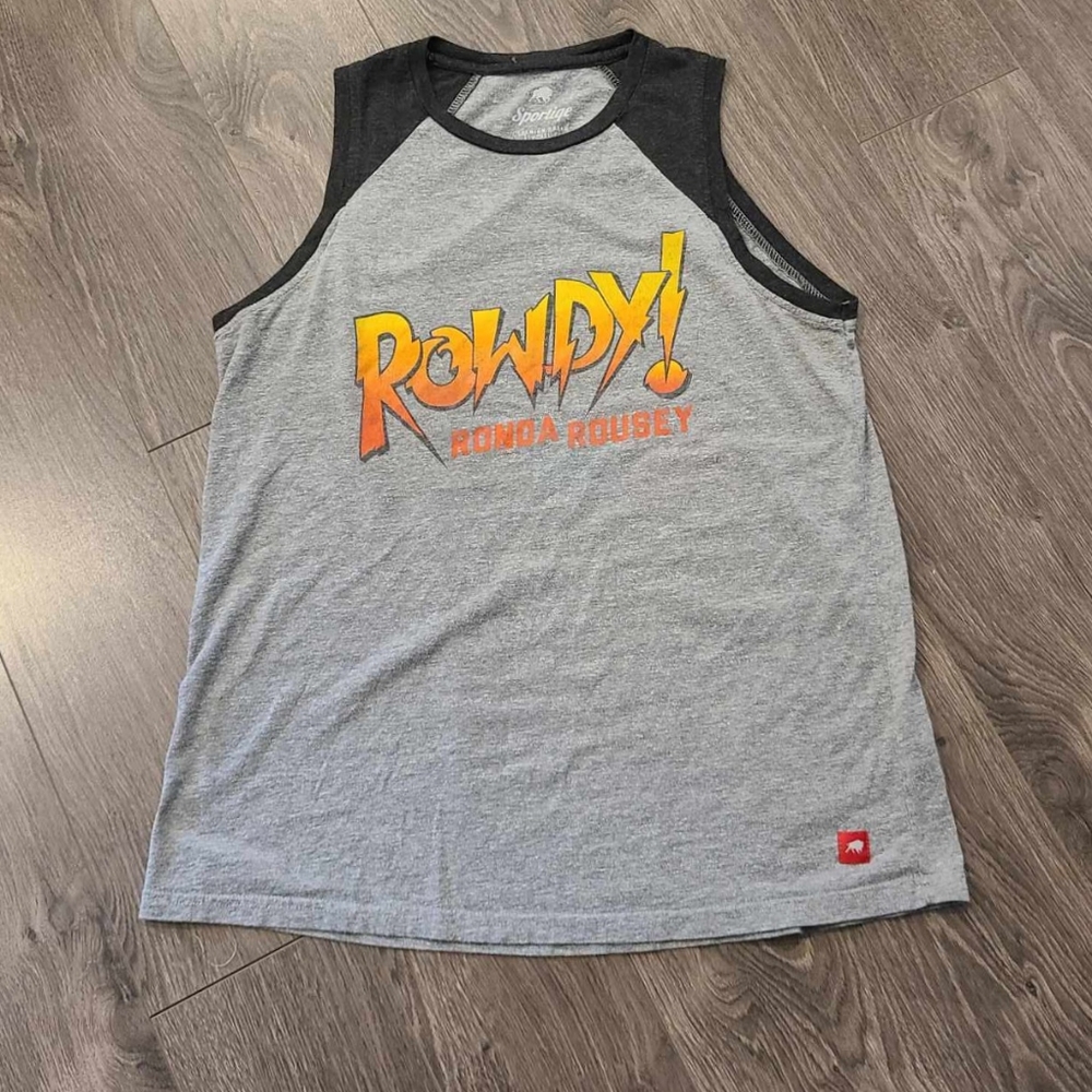 Rowdy Ronda Rousy Wrestler Tank Top Size Large